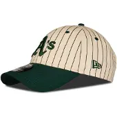 New Era Pet PINSTRIPE 9TWENTY OAKLAND ATHLETICS DKG dames - Groen - One size