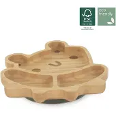 Miniland Wooden Plate Frog Tableware Goud Kinderen