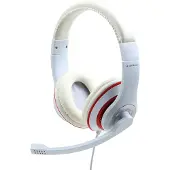 Gembird stereo headset met microfoon wit