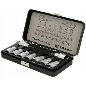KRAMP Dopsleutelset 1/2 Torx 9-delig
