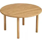 House Nordic Salontafel Jena - Rond Naturel Hout - Ø70x40cm