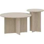 En.casa Salontafel Verummetka set van 2 travertijn []
