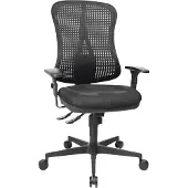 Topstar HEAD POINT SY - Professionele bureaustoel Zwart Stof / Netstof