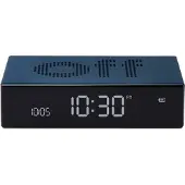 Lexon - Flip - Premium - Omkeerbare LCD wekker - Donker Blauw