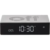 Lexon Omkeerbare LCD wekkerradio Flip Premium Aluminium