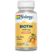 Solaray Biotine 1000mcgr Oranje 100 Eenheden