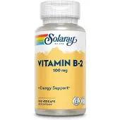 Solaray Vitamine B2 100mgr 100 Eenheden