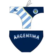 Turbo Argentina 2012 Waterpolo Swimming Brief Blauw 7-8 Years Jongen