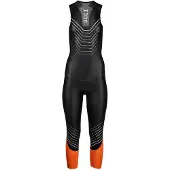 Huub Araya Mouwloos Neopreen Wetsuit Dames Zwart / Oranje