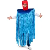 MOM Mop Men Costume Blauw Kinderen
