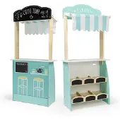 Eurekakids Wooden Market And Lounge To Have Coffee Transparant Kinderen