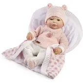 MuÑecas Guca Lea Hand-painted Preemie Baby Reborn Hairless 38 Cm Roze Kinderen