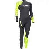 Zoggs Explorer Tour Woman Long Sleeve Neoprene Wetsuit Geel S Vrouw