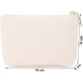 Valentino Make up tas 'BEAUTIES' ecru / goud