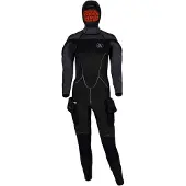 Apeks Thermiq Adv 8/7 Mm Woman Diving Wetsuit Zwart XS Vrouw