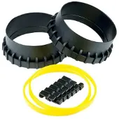 Si-tech Slaggo Flex Ring Geel,Zwart Standard