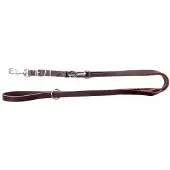 Dingo SOFT Verstelbare Leren Hondenhalsband 2.5x220cm Bruin