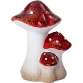 Intratuin Tuinbeeld Paddenstoel Rood 10 X 8,2 X 13,3 Cm
