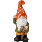Intratuin Tuinkabouter Stip Oranje 20 X 18 X 48,5 Cm