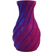 Intratuin Vaas 3D Singapore Roze / Paars D 18 H 29 Cm