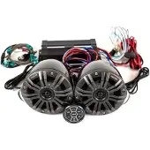 Kicker Jet Ski Speaker Set 101 Mm Zilver