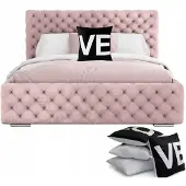 Domarex Decoratieve Kussensloop Amour Love 40x40 cm Zwart Velours