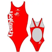 Turbo Triathlon Pro Resist Swimsuit Rood 3XL Vrouw