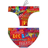 Turbo Barcelona Lights Waterpolo Swimming Brief Veelkleurig 3-4 Years Jongen