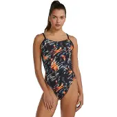 Tyr Durafast Elite Cutoutfit Validus Swimsuit Zwart 38 Vrouw