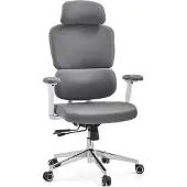 Hjh OFFICE Bureaustoel / draaistoel ERGOMY WF2 Stof grijs