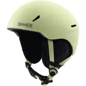 Sinner Skihelm Crest Matte Light Yellow-S