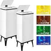 Wellhome Slimme Prullenbakken 60l 2 Eenheden