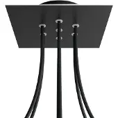 Creative Cables Krovnq207f103 Rose-one Square Matte Black Doucheset