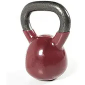 Olive Vynil 20kg Kettlebell Grijs 20 kg