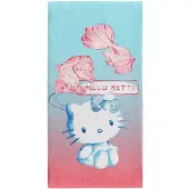 Otso Hello Kitty Wave Microfiber Towel Blauw,Roze