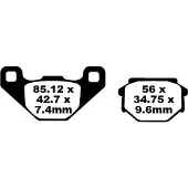 EBC Fa Series Organic Fa382 Remblokken