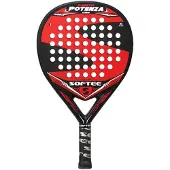 Softee Potenza Magnetic Padel Racket Rood,Zwart