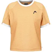 Head Racket Play Tech Short Sleeve T-shirt Geel S Vrouw