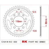Rk 6600 530 Achtertandwiel