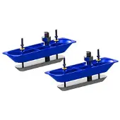 Lowrance Structurescan Ss Dual Thru-hull Blauw 455/800 kHz