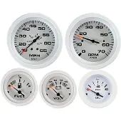 Sierra Arctic Gas Tachometer Zilver 76.20 mm