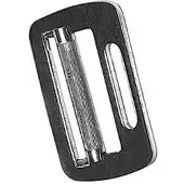 PLASTIMO Inox Buckle 2 Units Zilver 50 mm