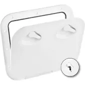 Nuova Rade Mid Line Hatch With Lock 380x380 Mm Wit