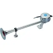 Marco Single Trumpet Horn 400 Mm 12v Zilver