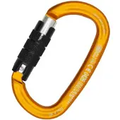 Kong Italy Twist Lock Oval Carabiner Oranje