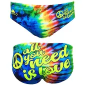 Turbo Wp All You Need Is Love Swimming Brief Veelkleurig 3-4 Years Jongen