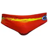 Turbo Spain Oficial Swimming Brief Geel,Rood 12-24 Months Jongen