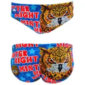 Turbo Mister Night Swimming Brief Zwart 9-10 Years Jongen