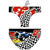 Turbo Formula 1 Swimming Brief Veelkleurig 7-8 Years Jongen