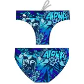 Turbo Aloha Waterpolo Royal Swimming Brief Blauw 7-8 Years Jongen